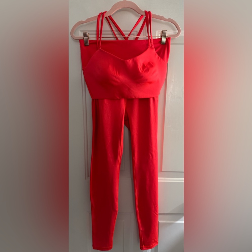 Savage X Fenty Sport Vibrant Red Workout Set